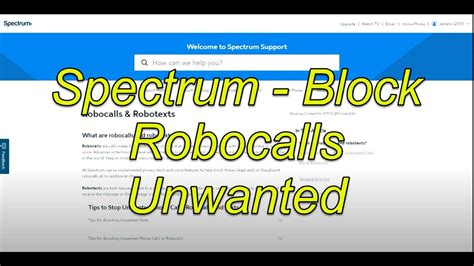 Spectrum Home Phone How To Block Robocalls Unwanted Calls Call Guard