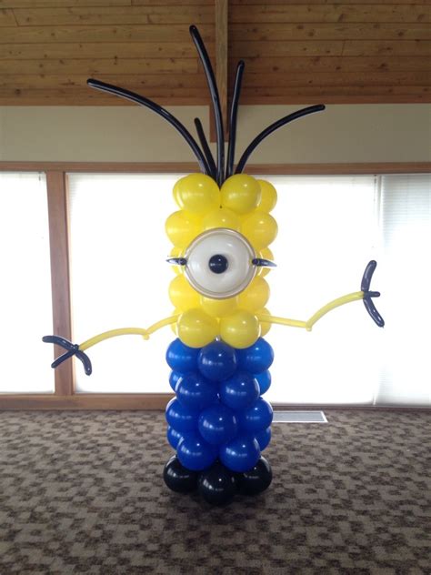 Minions Balloon Decor Minion Balloons Minions Birthday Party