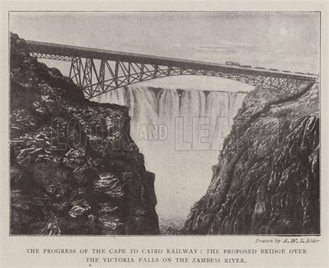 The Progress Of The Cape To Cairo Railway The Proposed Bridge Stock