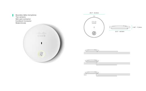 Cisco Project Workplace | Webex Table Microphone