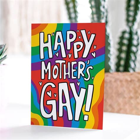 Gay Mothers Day Card Etsy