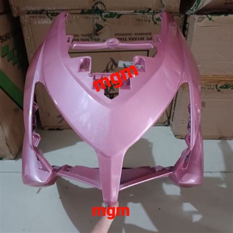 Jual TAMENG PANEL DEPAN VARIO 110 LAMA CARBU HITAM PUTIH PINK MARON