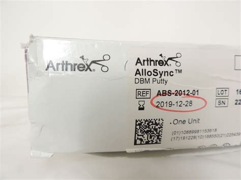 Nuevo ARTHREX ABS-2012-01 AlloSync Demineralized Bone Matrix DBM Putty