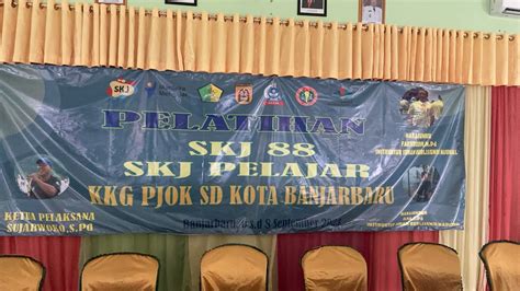 Pembukaan Pelatihan SKJ 88 Dan SKJ PELAJAR KKG PJOK KOTA BANJARBARU