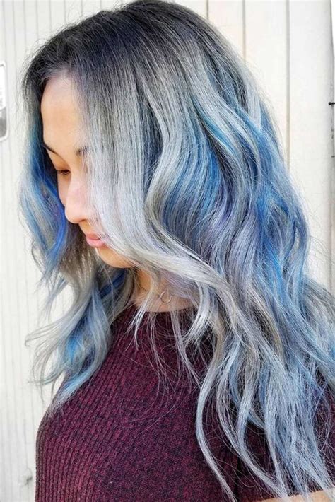 The Magnetic Power Of Incredibly Vibrant Blue Highlights | LoveHairStyles