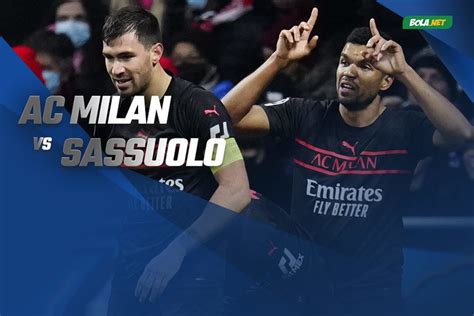 Data Dan Fakta Serie A AC Milan Vs Sassuolo Bola Net