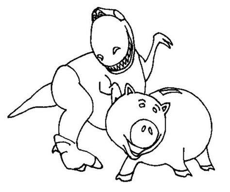 Toy Story Rex Coloring Pages at GetColorings.com | Free printable ...