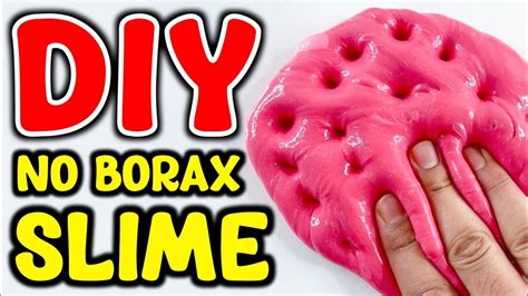 Diy Homemade No Borax Slime😱 How To Make No Borax Slime Activator At Home Easy Youtube