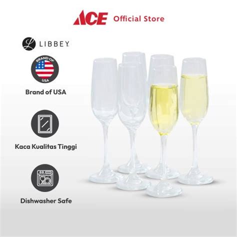 Jual Ace Libbey 440 Ml Set 6 Pcs Delicate Gelas Wine Wine Goblet Glass