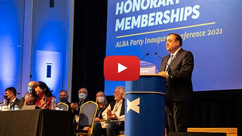 ALBA Party Leader Alex Salmond's address to Conference 2021