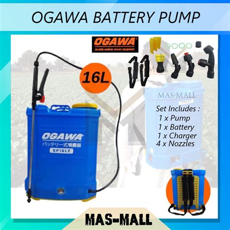 Pump Racun Bateri OGAWA SP 16L 18L 20L Battery Sprayer Pam Racun