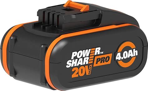 Worx Wa3014 Powershare Pro Battery 20 V 4000 Mah Li Ion Rechargeable Powerful Battery With