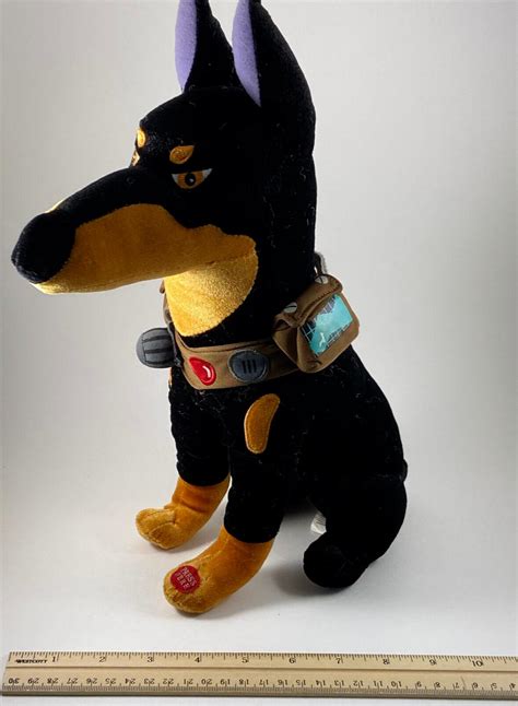 Disney Store Pixar Up Movie Alpha Dog Talking Plush Doberman 13 Not