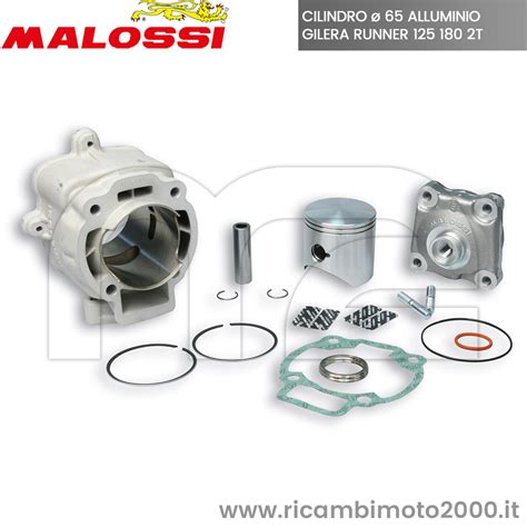 Motore Kit Cilindro Malossi Ø 65 In Alluminio Racing Gilera Runner Sp