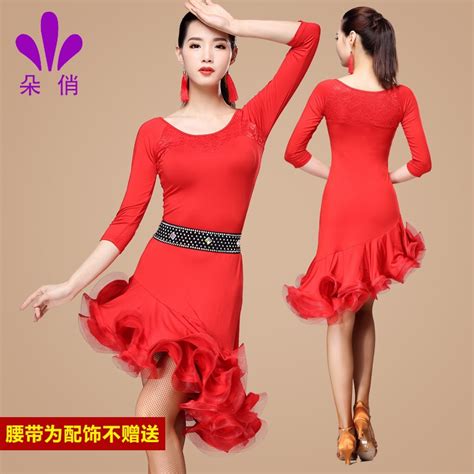 Autumn And Winter New Latin Dress Adult Female Dance Costumelatin