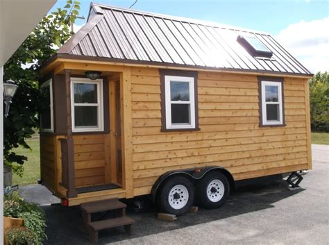 Sq Ft Tiny House For Sale Built On Tumbleweed Trailer