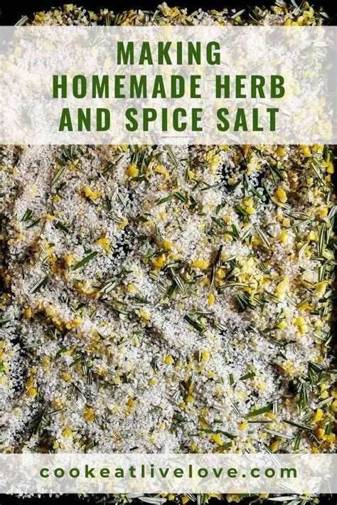 Homemade Herb Salt Blends Herb Salt Recipe Infused Salt Recipes