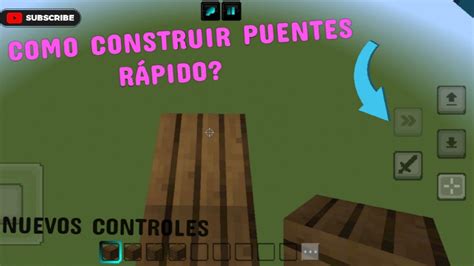 Como Construir Puentes R Pido Con Los Nuevos Controles En Minecraft Pe