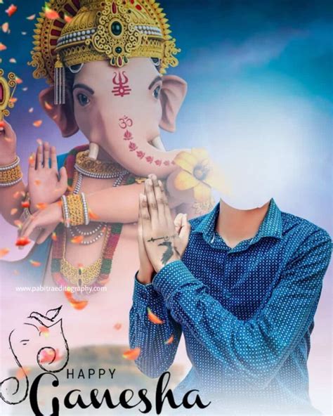 Happy Ganesh Chaturthi Photo Editing Background Face Add Pabitra