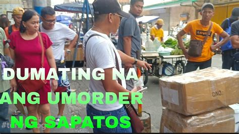 DUMATING NA ANG UMORDER NG SAPATOS NI WARAY SALES TALKER FORM TACLOBAN