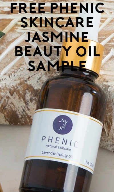 FREE Phenic Skincare Jasmine Beauty Oil Sample | Beauty oil, Skincare, Oils