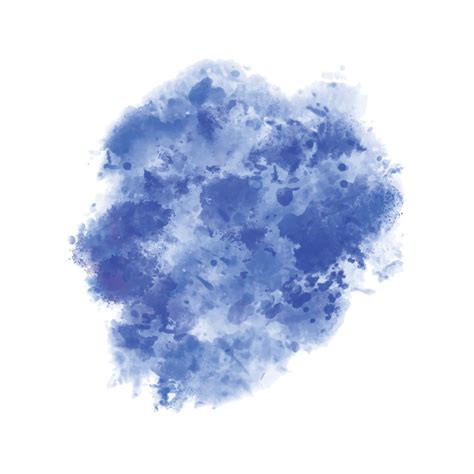 Abstract Blue Watercolor Splash Background With Drops Grunge Paint