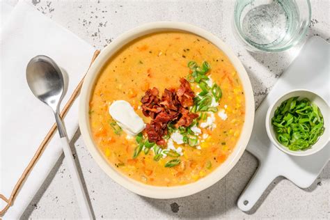 Smart Esquites Bacon Chicken Breasts And Corn Chowder Recipe Hellofresh