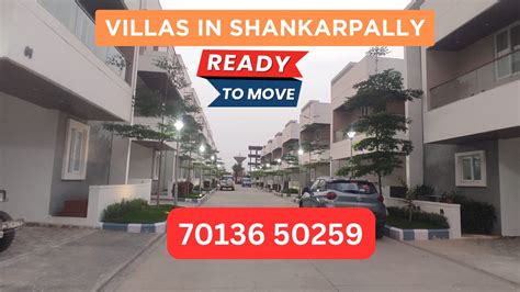 4 BHK Ready To Move Duplex Villa For Sale In Shankarpally Hyderabad