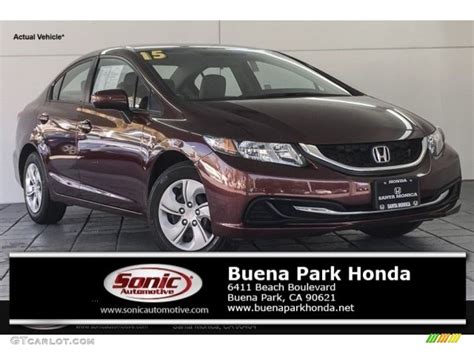 2015 Rallye Red Honda Civic Lx Sedan 126759852 Photo 7 Car Color Galleries