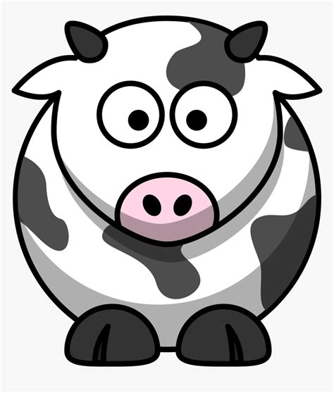 Clip Art Cartoon Animal Png - Cartoon Cow Clipart, Transparent Png ...