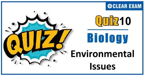 ENVIRONMENTAL ISSUES QUIZ 10