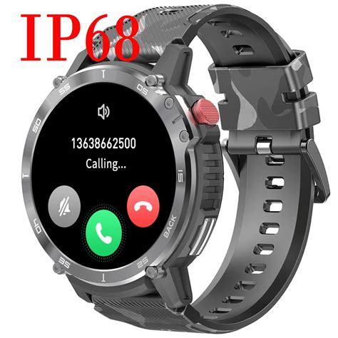 Reloj Inteligente C Para Hombre Dispositivo Resistente Al Agua Ip