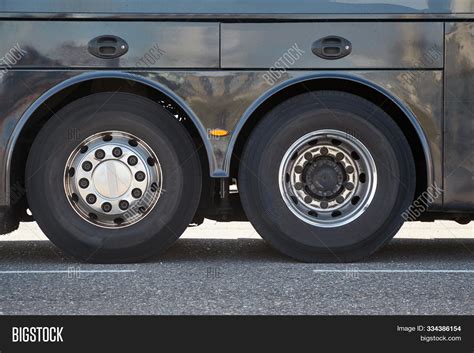 Bus Wheels On Back Image And Photo Free Trial Bigstock