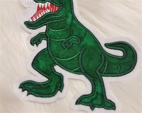 XXL T Rex große Dinosaurier Vollstick Applikation Tyrannosaurus Rex