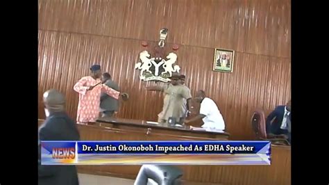 Edo Lawmakers Fight Throw Chairs At Themselves In The House Of Assembly Video Politics