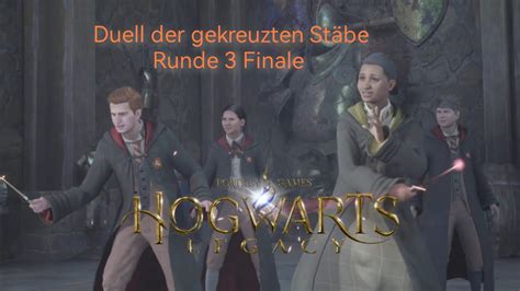 Duell der gekreuzten Stäbe Runde 3 Finale HOGWARTS LEGACY PS5 YouTube