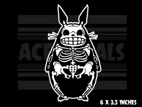 My Neighbor Totoro Skeleton Ghibli Anime Vinyl Decal Sticker £5