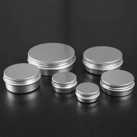 100g Aluminium Tin Jar And Screw Cap Small Tin Box 100 Pcs