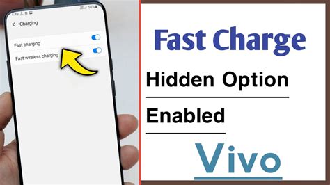 Enable Hidden Fast Charging Option In Any Vivo Phone Youtube