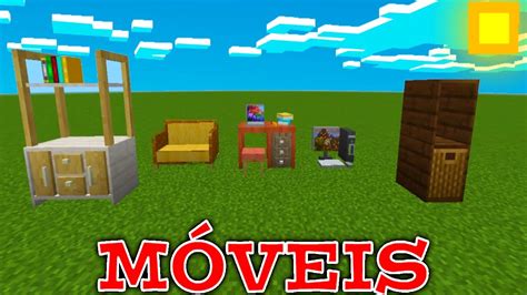 NOVO ADDON MOD DE MÓVEIS PARA MINECRAFT PE 1 17 YouTube