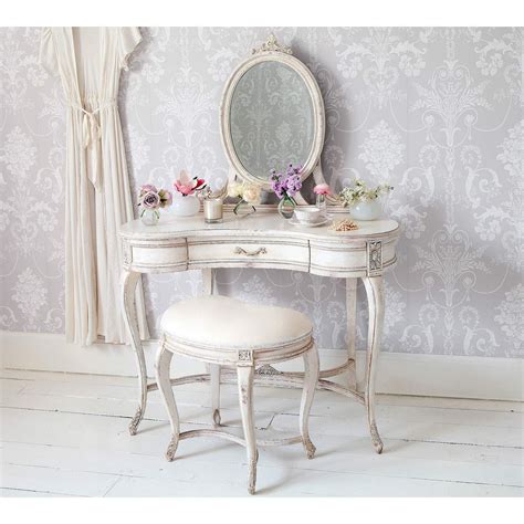 delphine distressed shabby chic dressing table  french bedroom