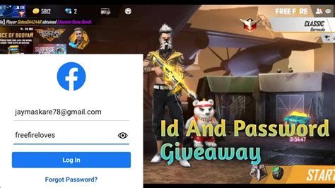 Free Fire Pro Id And Password Giveaway Youtube