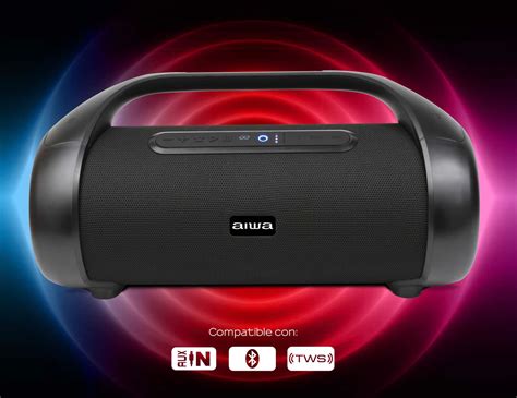 Bocina Portátil AIWA con Bluetooth TWS 90W AWS1000BT