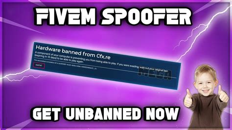 Fivem Spoofer Unban From Global Ban Server Ban Youtube