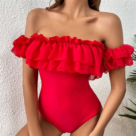 2024 New Sexy One Piece Swimsuit Women Swimwear Hot Solid Swimsuits