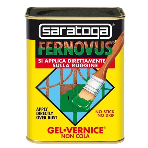 FERNOVUS SARATOGA PITTURA SMALTO GEL VERNICE ANTIRUGGINE 750 Ml