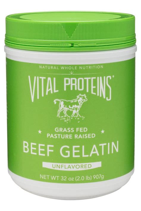 Beef Gelatin - Unflavored | Beef gelatin, Beef gelatin powder, Vital ...