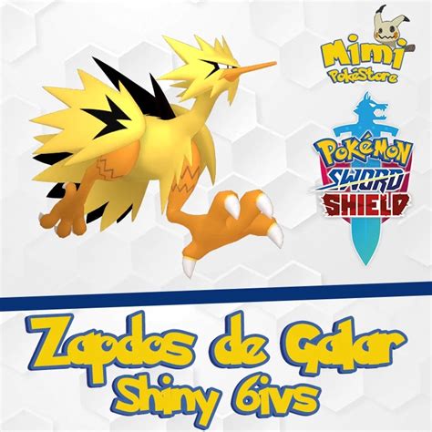 Zapdos De Galar Shiny 6Ivs Brinde Pokémon Sword E Shield Outros DFG