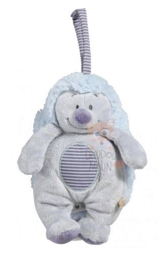 Noukie s Arthur Merlin peluche hérisson bleu violet 40 Cm