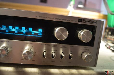 Vintage Toshiba SA 500 Stereo Receiver Tuner 1973 Silver Face 50W Photo